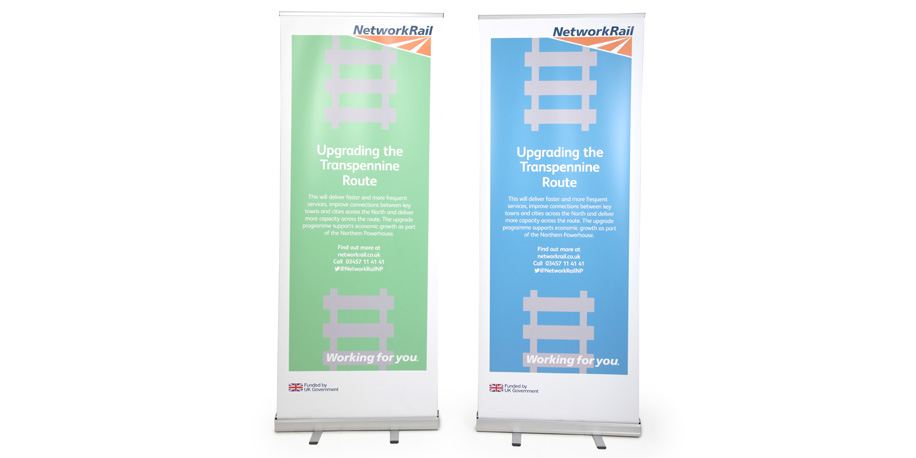 Pull up Roller Banners by York Digital Image Printed at great prices